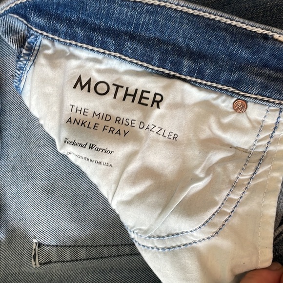 Mother Mid Rise Ankle Jeans - Picture 2 of 3